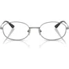 Vogue 54mm Oval Optical Glasses In Gunmetal