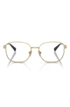 Vogue 54mm Square Optical Glasses In Gold/black