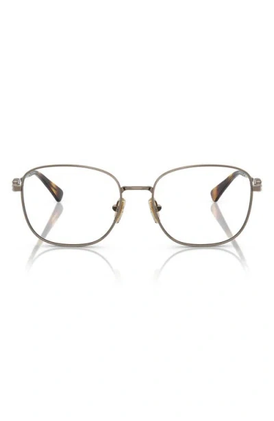Vogue 54mm Square Optical Glasses In Lite Brown