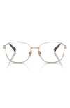 Vogue 54mm Square Optical Glasses In Pale Gold/tort