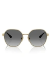 Vogue 55mm Gradient Irregular Sunglasses In Gold