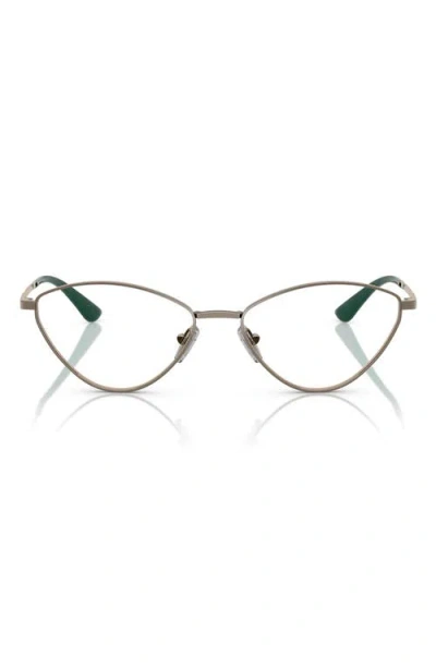 Vogue 55mm Irregular Optical Glasses In Lite Brown