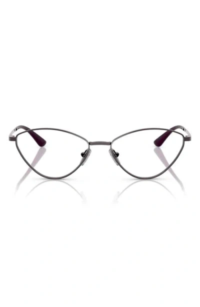 Vogue 55mm Irregular Optical Glasses In White