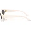 Vogue 55mm Polarized Oval Sunglasses
