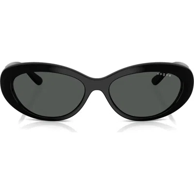 Vogue 55mm Polarized Oval Sunglasses