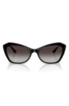 Vogue 56mm Cat Eye Sunglasses In Black