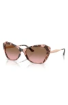 Vogue 56mm Cat Eye Sunglasses In Havana