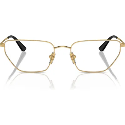 Vogue 56mm Irregular Optical Glasses In Blue