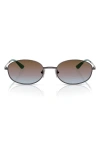 Vogue 56mm Oval Sunglasses In Pink