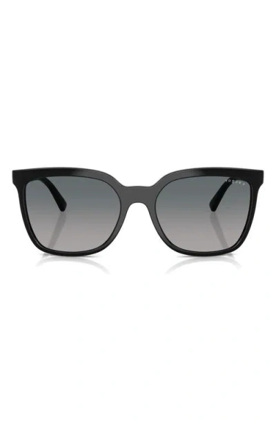 Vogue 56mm Polarized Gradient Square Sunglasses