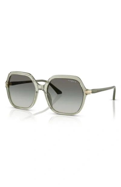 Vogue 56mm Square Sunglasses In Green