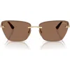 Vogue 59mm Rimless Cat Eye Sunglasses