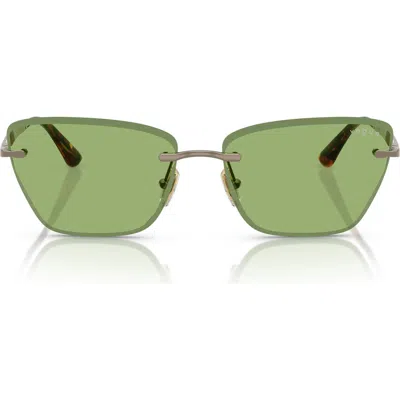 Vogue 59mm Rimless Cat Eye Sunglasses