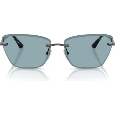 Vogue 59mm Rimless Cat Eye Sunglasses