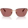 Vogue 59mm Rimless Cat Eye Sunglasses
