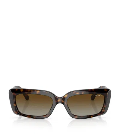 Vogue Acetate Pillow Sunglasses In White