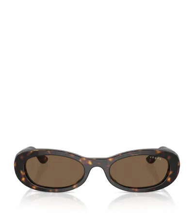 Vogue Acetate Vo5582s Sunglasses In Brown