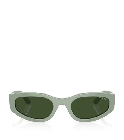 Vogue 54mm Cat Eye Sunglasses In Green