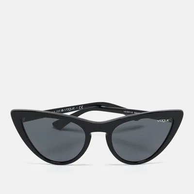 Pre-owned Vogue Black Gigi Hadid Cat Eye Sunglasses