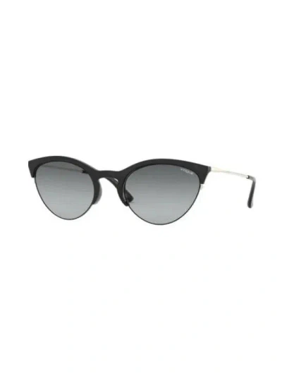 Vogue Designer Mini Acetate Women's Sunglasses In W44/11 - Black - Gray Gradient