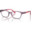 Vogue Eyewear 47mm Cat Eye Optical Glasses In Multi