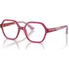 Vogue Eyewear 47mm Irregular Optical Glasses In Pink