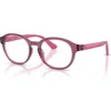 Vogue Eyewear 47mm Phantos Optical Glasses In Pink