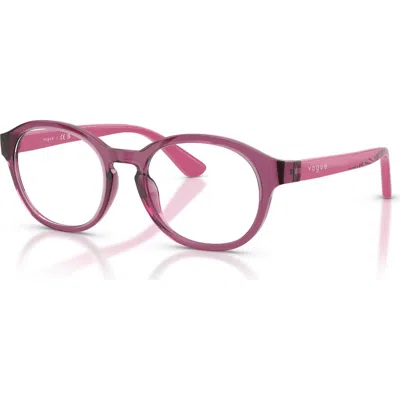 Vogue Eyewear 47mm Phantos Optical Glasses In Pink