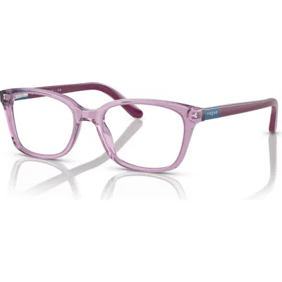 Vogue Eyewear 47mm Square Optical Glasses In Pink