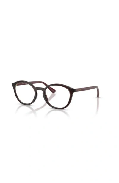 Vogue Eyewear 48mm Phantos Optical Glasses In Black