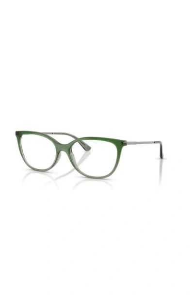Vogue Eyewear 50mm Oval Optical Glasses In Green