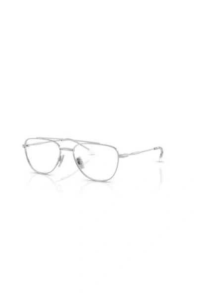 Vogue Eyewear 50mm Pilot Optical Glasses In Metallic