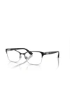 Vogue Eyewear 51mm Rectangle Optical Glasses In Brown