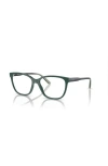 Vogue Eyewear 51mm Rectangle Optical Glasses In Green