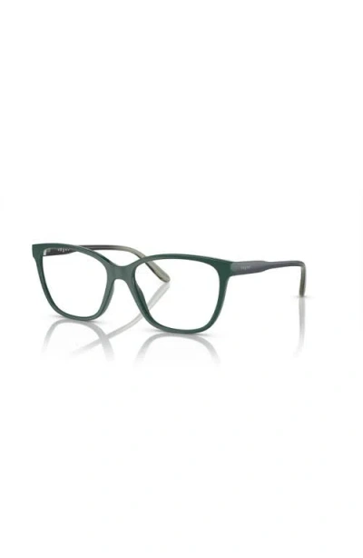 Vogue Eyewear 51mm Rectangle Optical Glasses In Green