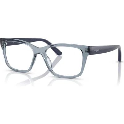 Vogue Eyewear Kids'  51mm Rectangle Optical Glasses In Purple