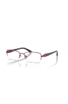 Vogue Eyewear 51mm Rectangle Optical Glasses In Red