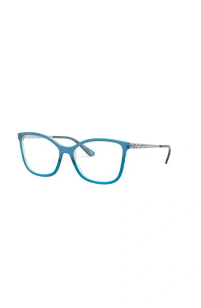 Vogue Eyewear 52mm Butterfly Optical Glasses In Blue