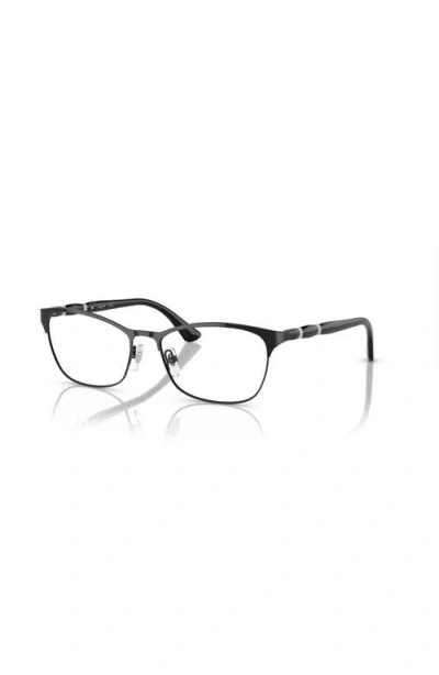 Vogue Eyewear 52mm Cat Eye Optical Glasses In Black