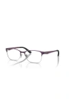 Vogue Eyewear 52mm Square Optical Glasses In Purple