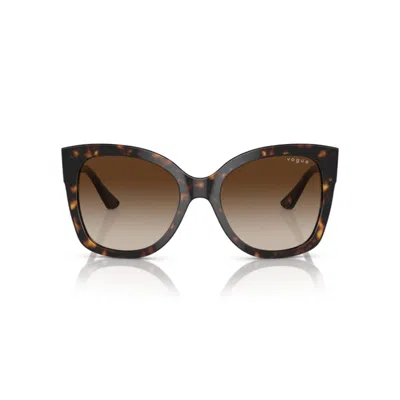 Vogue Eyewear 5338s Solew65613 In Brown