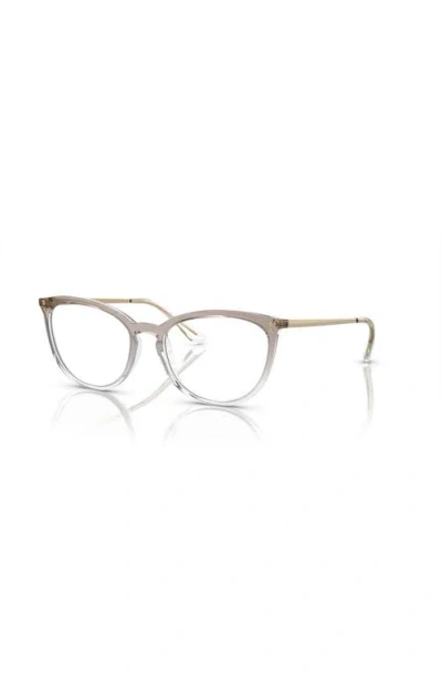 Vogue Eyewear 53mm Cat Eye Optical Glasses In Gray