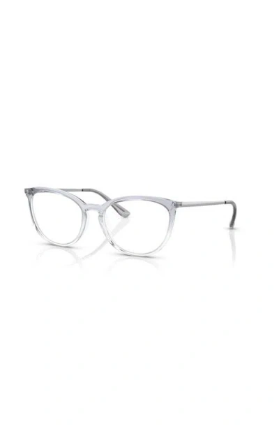 Vogue Eyewear 53mm Cat Eye Optical Glasses In Transparent