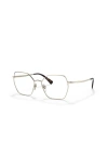 Vogue Eyewear 53mm Irregular Optical Glasses In Metallic