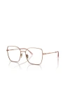 Vogue Eyewear 53mm Irregular Optical Glasses In Pink