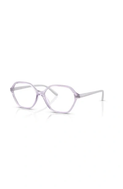 Vogue Eyewear 53mm Irregular Optical Glasses In Purple