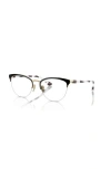 Vogue Eyewear 51mm Oval Optical Glasses In Black