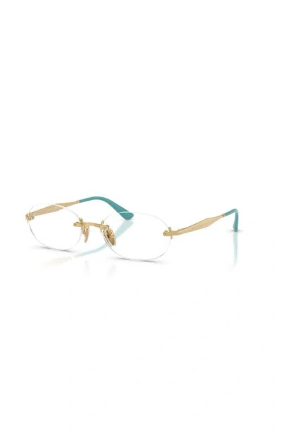 Vogue Eyewear 53mm Oval Optical Glasses In Gray