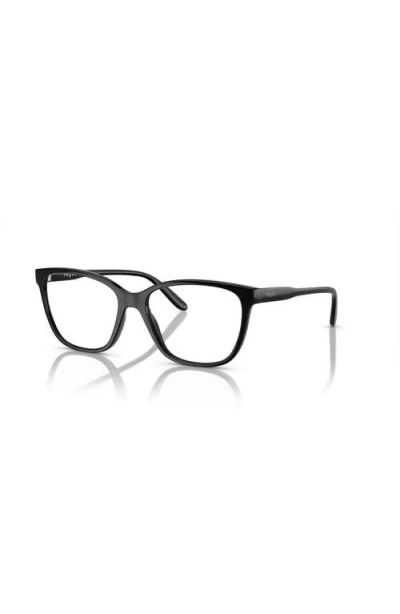 Vogue Eyewear 53mm Rectangle Optical Glasses In Black
