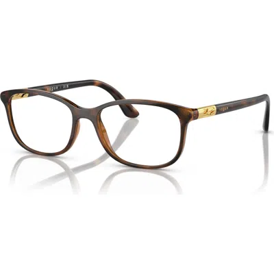 Vogue Eyewear 53mm Rectangle Optical Glasses In Multi